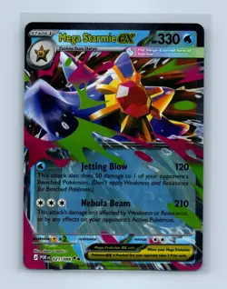 Pokemon tcg ME03: Perfect Order Mega Starmie ex Near Mint or Better - Image 1