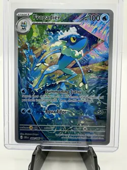 Pokemon Frogadier ME04: Chaos Rising CRI SHINY RARE HOLO 089/086 NM - Image 1