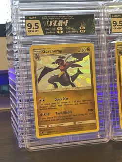 Pokemon Hidden Fates SHINY Gible Gabite Garchomp Evolution Set HGA Slabs - Image 2