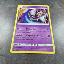 Lunala 61/145 Sun & Moon: Guardians Rising Cracked Ice HOLO Pokemon TCG (LP) - Image 3