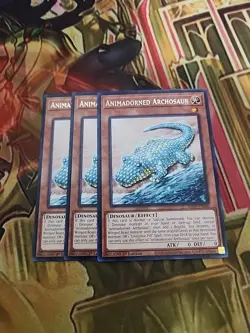 3X Animadorned Archosaur - WISU-EN050 Rare 1st Ed NM Yugioh - Image 1