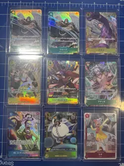 Bandai One Piece Japanese Alt Art Foil Lot x9 - Image 1