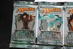 4 Magic The Gathering RISE OF THE ELDRAZI Booster Pack MTG NEW Sealed Lot - Image 2