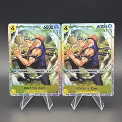 x2 Roronoa Zoro SR OP15-113 - One Piece TCG - Adventure on Kami’s Island - Image 1