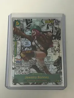 One Piece CCG Jewelry Bonney Secret Rare Foil Card #OP12-118 - Image 2