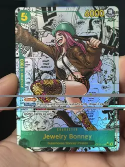 One Piece CCG Jewelry Bonney Secret Rare Foil Card #OP12-118 - Image 5