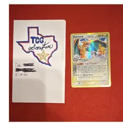 Pokemon Charizard EX Delta Species 4/100 Holo Rare 120 HP Stage 2 2006 Card - Image 1
