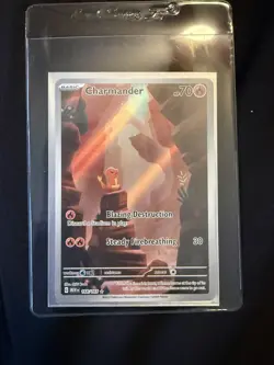 Charmander SAR 201/165, Charmeleon, Charizard Ex, 3 Card Set, 151, NM. - Image 2