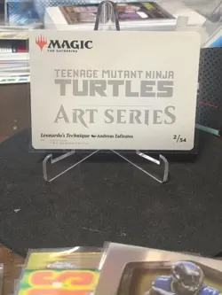 Leonardo's Technique Art Card Art Series: Teenage Mutant Ninja Turtles Regular - Image 2