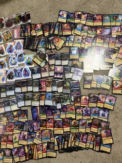 Disney Lorcana Random Loose Cards 500 Card Lot hUGE Disney Neon Lot Insert - Image 4