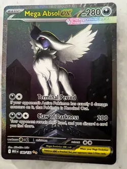 Pokemon card Mega Absol EX art rare - Image 3