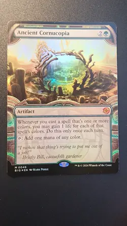 Ancient Cornucopia (Showcase) Outlaws of Thunder Junction: the Big Score Foil - Image 1