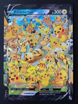 Pokemon TGC Pikachu V Union Jumbo Card swsh141 Celebrations - Image 1