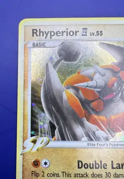 Rhyperior 32/111 Rising Rivals Holo Rare Pokemon TCG Card LP - Image 4