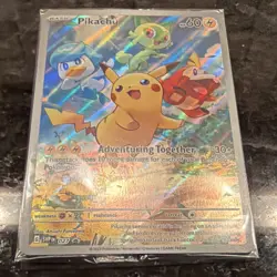 Pokemon TCG Pikachu 027/SVP Sv: Scarlet & Violet Promo Cards Holo PAL GEM - Image 3