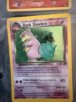Pokemon TCG Team Rocket Dark Slowbro 12/82 Vintage Creature Card Nintendo 2000 - Image 1