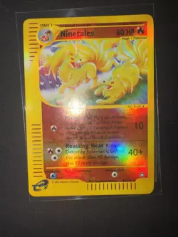 Nintales Aquapolis 25/147 Reverse Holo Rare Vitage Pokemon Card MP - Image 1