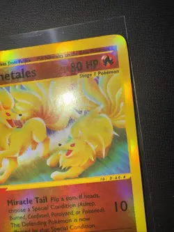 Nintales Aquapolis 25/147 Reverse Holo Rare Vitage Pokemon Card MP - Image 5