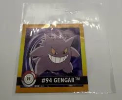 Vintage Pokemon Artbox Action Flipz #94 Gengar Paper Card Nintendo 2”x2” - Image 1