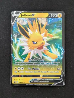 Jolteon V - SWSH151 Promo SWSH: Sword & Shield Promo Cards Holo SWSD - Image 1