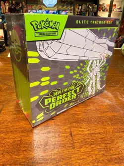FACTORY SEALED Pokemon Mega Evolution PERFECT ORDER ELITE TRAINER BOX ETB Cards - Image 1