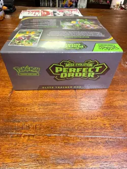 FACTORY SEALED Pokemon Mega Evolution PERFECT ORDER ELITE TRAINER BOX ETB Cards - Image 3