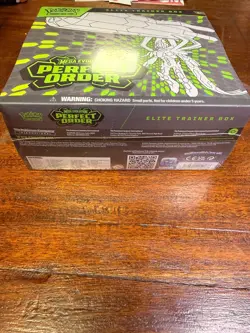 FACTORY SEALED Pokemon Mega Evolution PERFECT ORDER ELITE TRAINER BOX ETB Cards - Image 4