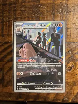 Pokemon Team Rocket's Dugtrio Full Art Holo Rare 239/217 TCG Card Ascended - Image 1
