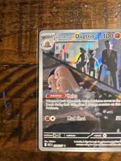 Pokemon Team Rocket's Dugtrio Full Art Holo Rare 239/217 TCG Card Ascended - Image 2