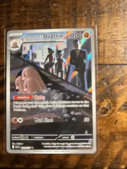 Pokemon Team Rocket's Dugtrio Full Art Holo Rare 239/217 TCG Card Ascended - Image 3