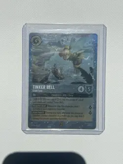 Tinker Bell Giant Fairy Promo Glimmer Foil Card Lorcana Fabled Series 11/P3 - Image 3