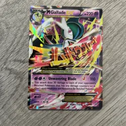Pokemon TCG M Gallade EX Full Art Holo Rare Card Roaring Skies 35/108 - Image 1