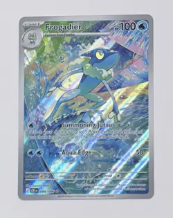 Frogadier 089/086 Chaos Rising Full Art Holo Rare Pokemon Card NM - Image 1
