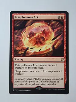 Blasphemous Act Commander: Bloomburrow Regular - Image 1