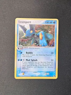 Pokemon TCG Swampert 5/17 Pop Series 1 One Holo Vintage Card English - Image 1