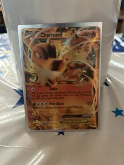 Pokemon Charizard EX XY Promo Holo TCG Card XY29 Basic Fire Blast 180 HP - Image 1