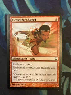MTG Magic the Gathering Messenger's Speed (129/260) Theros Card - Image 1
