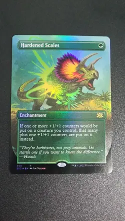 Hardened Scales (Borderless) Double Masters 2022 Foil - Image 1
