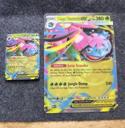 Mega Venusaur EX MEP 013 Jumbo Card and regular promo NM from collection box - Image 1