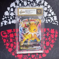 Pokemon Chinese Card Jolteon VMAX CBB2C 03 14/14 Gem Pack Vol.2 Grade 10 - Image 1