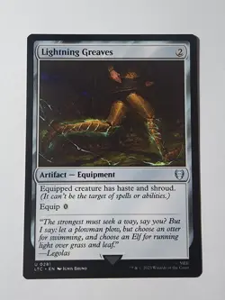 Lightning Greaves Commander: the Lord of the Rings: Tales of Middle-Earth... - Image 1