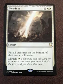 TERMINUS C18 - Magic The Gathering MTG Collectible game RARE - Image 1