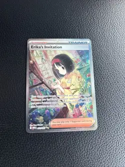 Erika's Invitation SAR 206/165 Pokemon 151 SV2a English Card Scarlet & Violet - Image 1