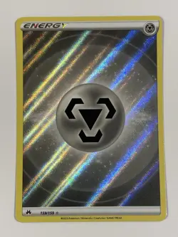 Pokemon TCG Metal Energy 159/159 Holo Crown Zenith (TEXTURED) - Image 1
