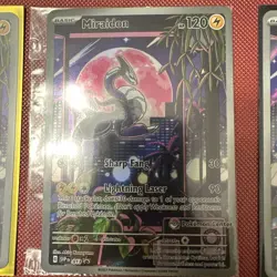 Miraidon (Pokemon Center Exclusive) SVP Promo SEALED w/ 2 SVP Miraidon Promos - Image 3