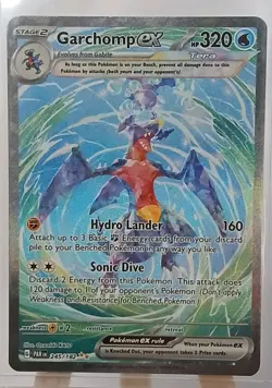 Garchomp EX 245/182 Pokemon Paradox Rift Special Illustration Rare Full Art SIR - Image 2