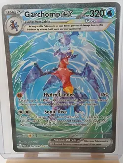 Garchomp EX 245/182 Pokemon Paradox Rift Special Illustration Rare Full Art SIR - Image 3