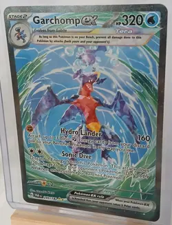 Garchomp EX 245/182 Pokemon Paradox Rift Special Illustration Rare Full Art SIR - Image 4