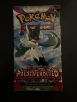 Heavy 22.79g Pokemon Sealed Paldea Evolved Booster Pack - Image 2