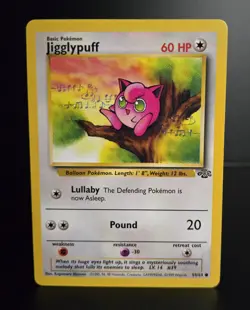 Pokemon TCG - JIGGLYPUFF - 54/64 - Unlimited - WOTC - Jungle (1999) - LP/NM - Image 1